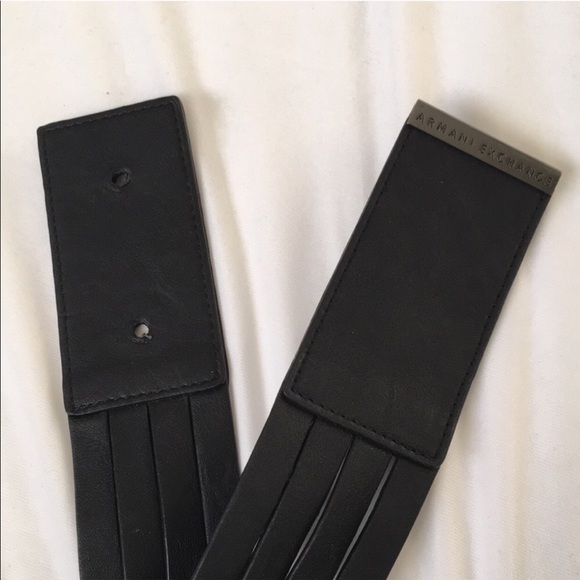 AX (Armani Exchange) Leather waist belt - Picture 3 of 3